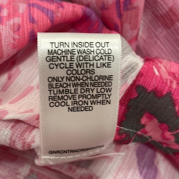 Allison Daley petites PL pink floral blouse - Picture 7 of 7